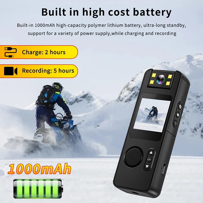 Ultra HD 4K камера WiFi портативный маленький цифровой видеорегистратор для BodyCam Открытый Спорт Велоспорт записывающая камера водонепроницаемая