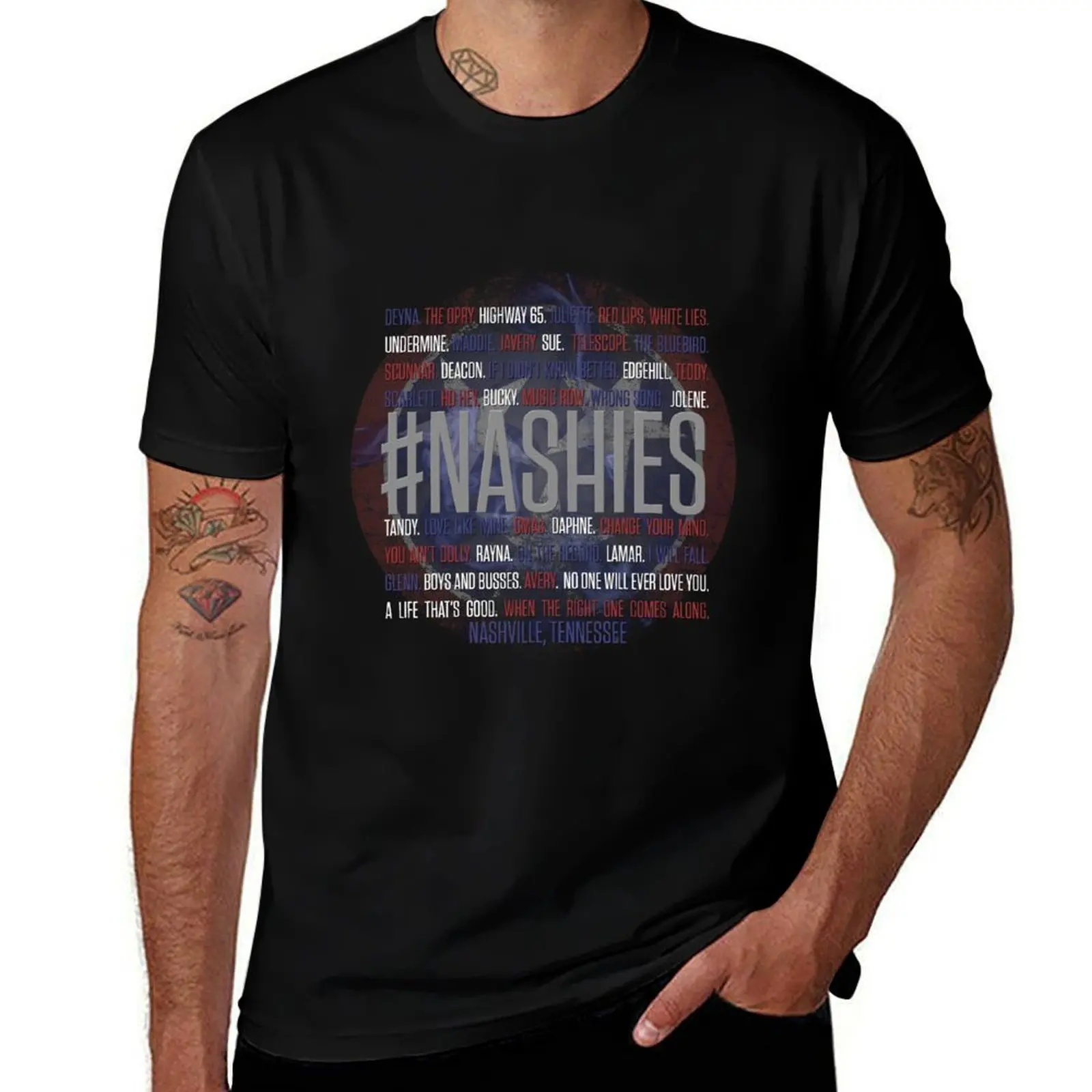 # Наши - Фанаты Нэшвиля! (Футболка, хлопковая футболка, мужские футболки, высококачественная футболка люксового бренда