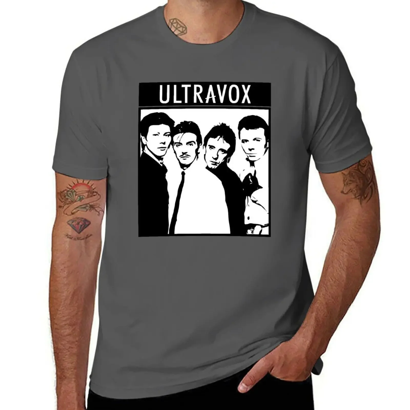 Футболка Ultravox, летняя одежда, милые топы, большие размеры, мужские футболки, манга, винтажная аниме одежда, мужские дизайнерские наряды (art.: 3920c7fff80d9) - 3920c7fff80d9