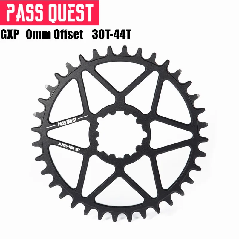 Фото PASS QUEST GXP круглая 0 мм офсет 32T-42T звезда MTB узкая широкая велосипедная звезда для Sram XX1 GX Eagle X9 кривошипная система №2