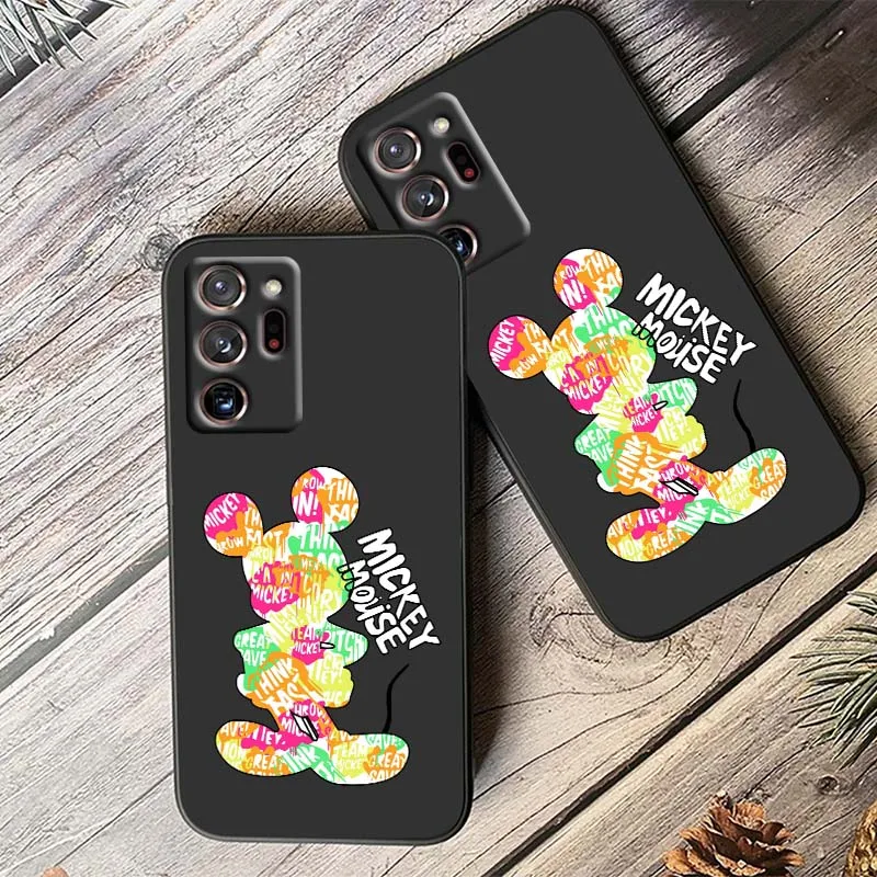 Фото Чехол для телефона Mickey Fashion Disney Goofy для Samsung A42 A41 A35 A34 A33 A32 A25 A24 A23 A21s A04 A03 Note 20 Ultra 5G, черный №3