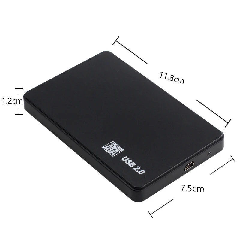 Фото Пластиковый корпус для жесткого диска USB 3,0, 2,5 дюйма, последовательный порт SATA SSD, жесткий диск, поддержка внешнего жесткого диска 6 Тб №3