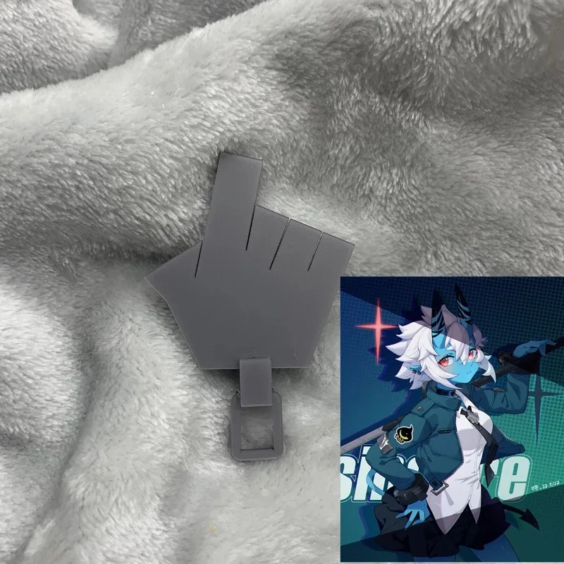 Zenless Zone Zero ZZZ Soukaku Косплей Шпилька Унисекс Головные уборы из сплава Заколка для волос Головные уборы Хэллоуин Подарочные аксессуары Реквизит