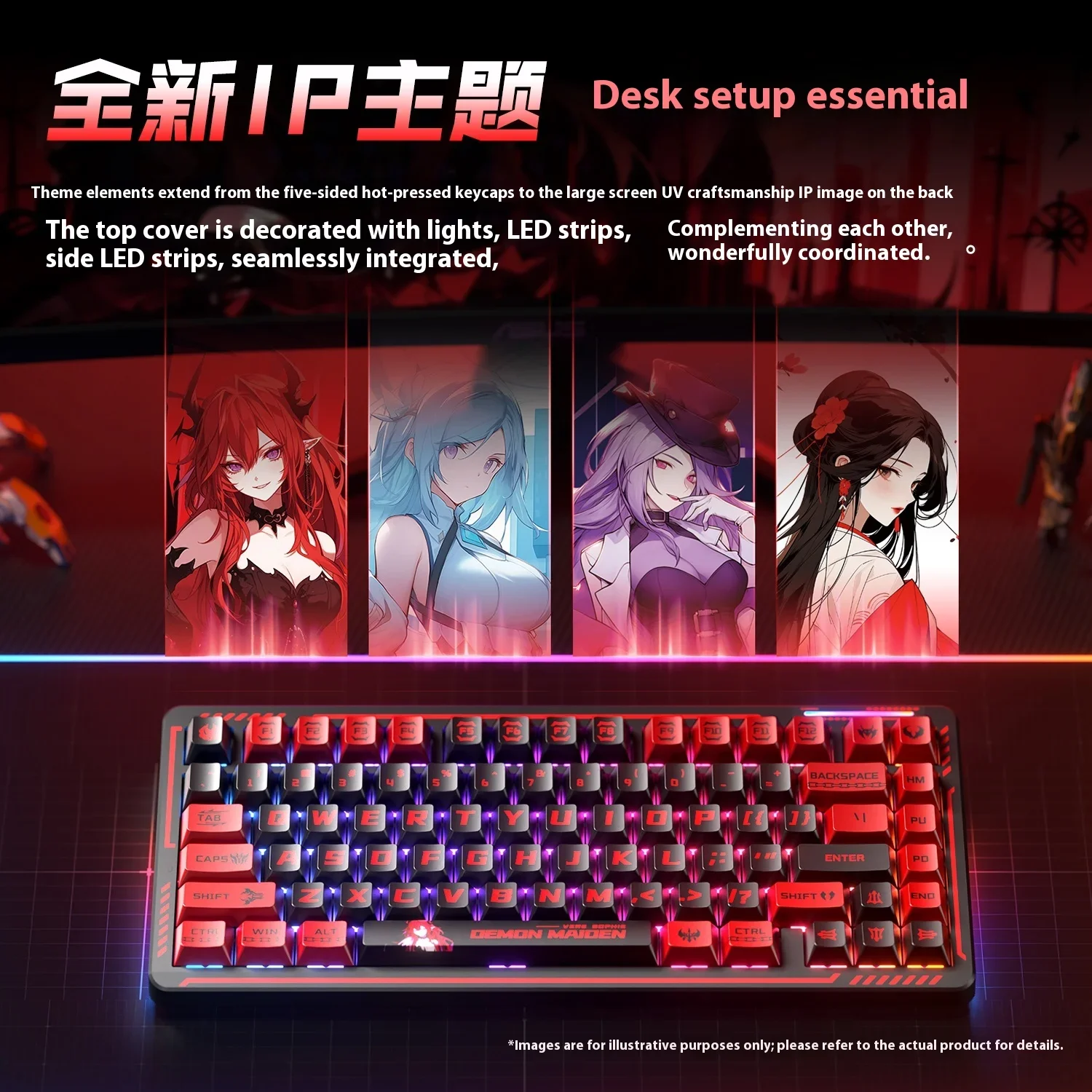 LINGBAO K75 PRO аниме IP механическая клавиатура проводная прокладка горячая замена RGB игровая клавиатура пользовательские аксессуары для ПК геймер ноутбука ​   Подарки (art.: 3920d0783e5d0) - 3920d0783e5d0