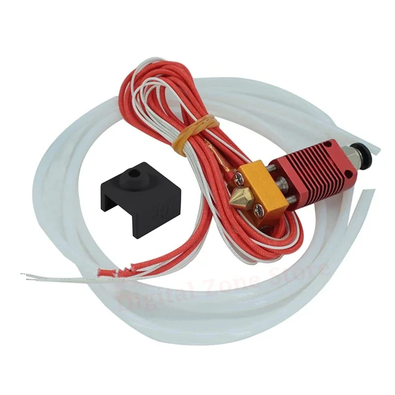 Комплект экструдера Hotend 24 В 40 Вт, MK8 с крышкой теплового блока для Creality Ender 3 PRO/Ender-3 V2/ ENDER3 3D-принтера