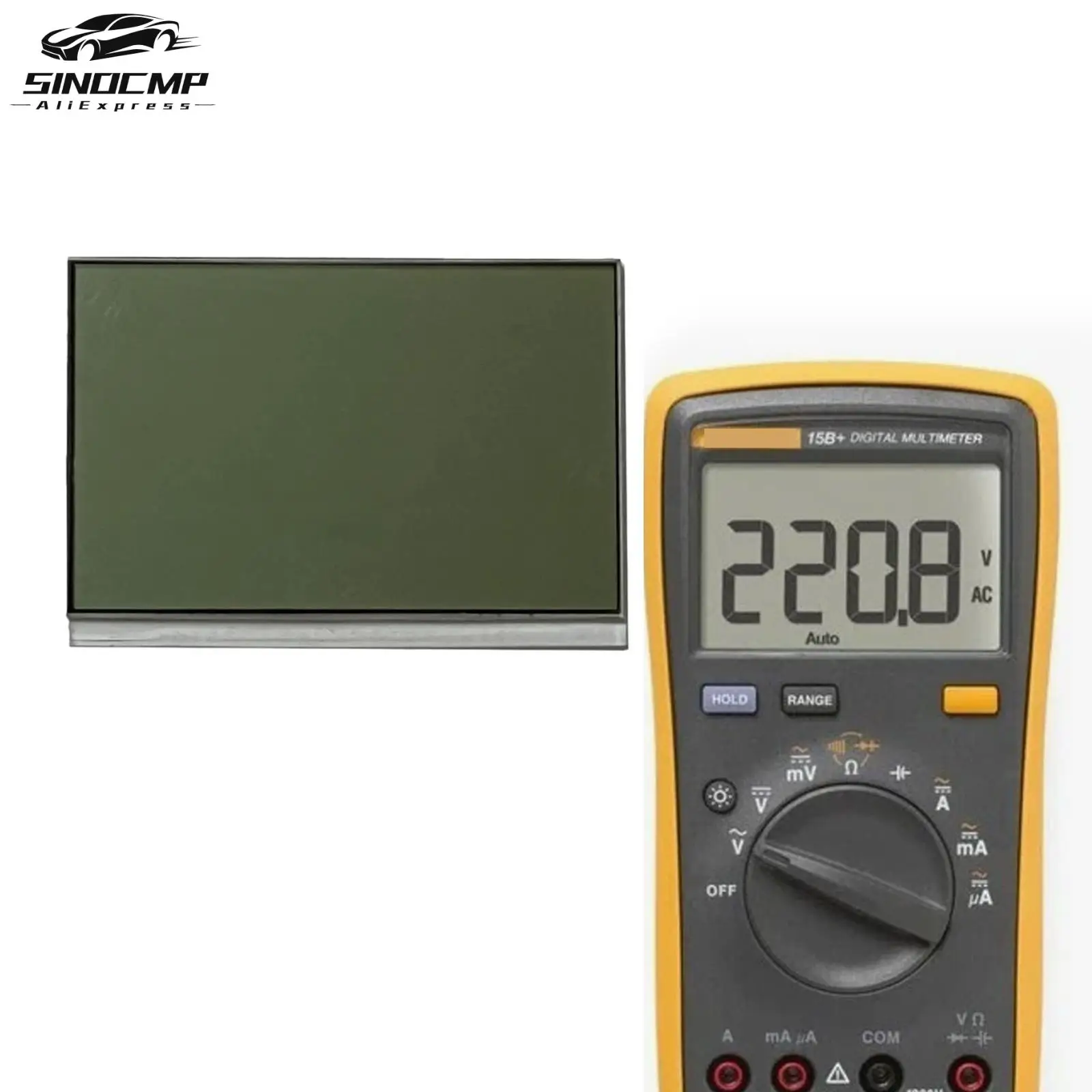 ЖК-экран для Fluke15B + 17B + 18B + 12E + ручной цифровой мультиметр, тестер, сменный экран, аксессуары для ремонта