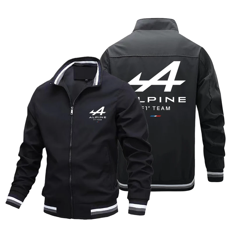 Фото New Alpine F1 Team Zipper Jacket Sportswear Outdoor Carsweater Jacket Alpine Men's Jacket Men's Pocket Casual Spring and Autumn №2