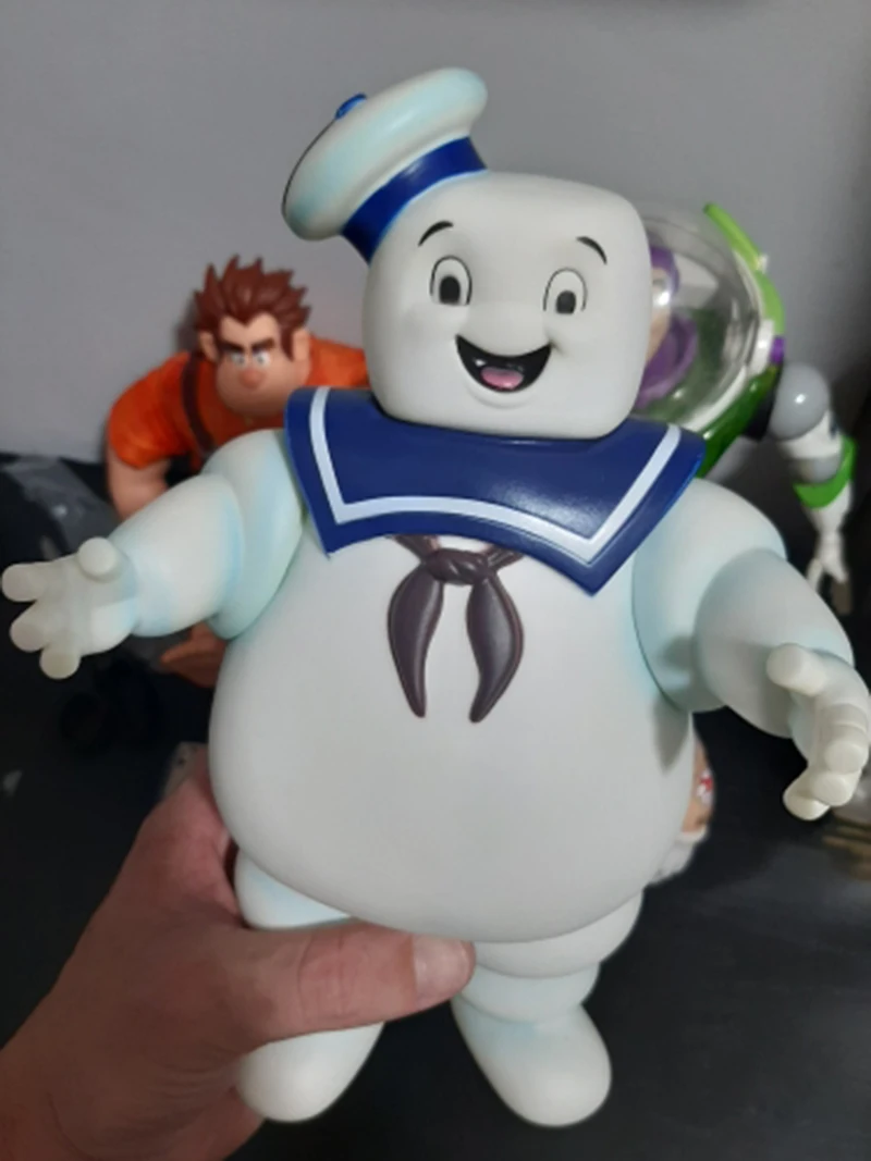 Фото Фильм «Охотники за привидениями» StayPuft Marshmallow Man, фигурка из ПВХ, фигурка, игрушка, модель, статуя, новинка, без коробки №4