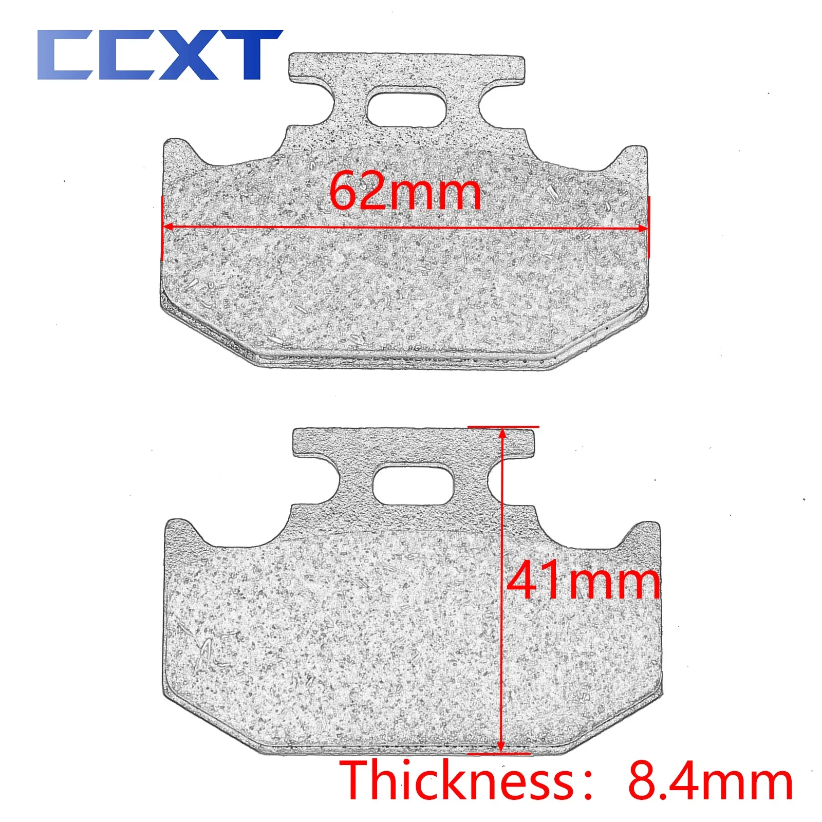 Для YAMAHA XG250 Tricker 5XT1 XT225WE 4JG56 Serrow XT250 XYZABDEFGH Serrow250 3C5152 XT250X 5C1 Запчасти для задних тормозных колодок (art.: 3920cc439439a) - 3920cc439439a