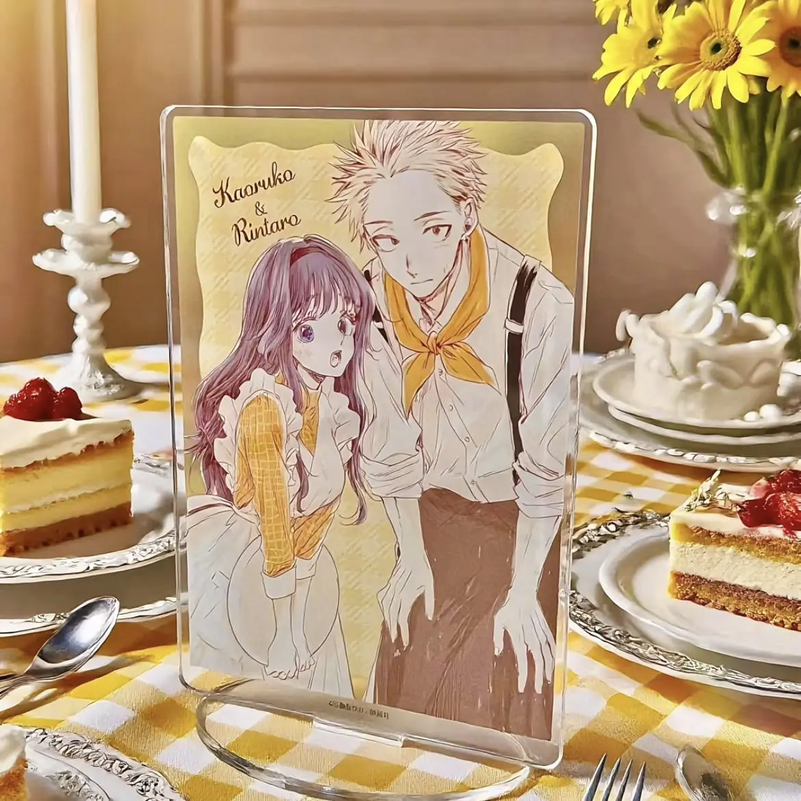 Кофейный магазин Hana Wa Rin To Saku Acrylic Stand Tsumugi Rintaro Фигурка Waguri Kaoruko Standee Display Коллекция аниме-товаров
