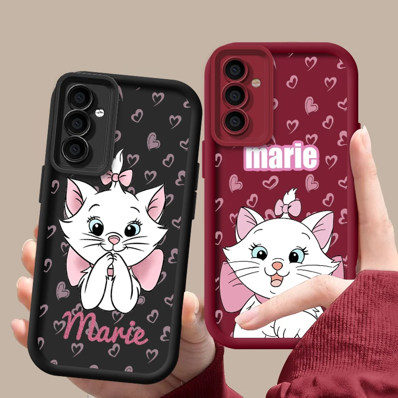 Чехол для телефона с рисунком аниме Мари Кэт для Samsung Galaxy S24 S23 S22 S21 S20 Ultra Plus FE A52 A53 A54 A71