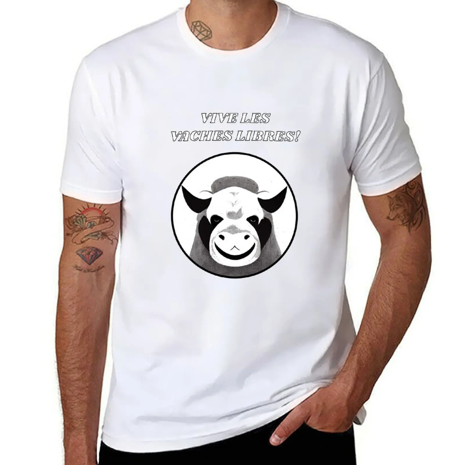 Живой лес vaches matrimonio! Футболка мужская футболка с рисунком мужская дизайнерская футболка