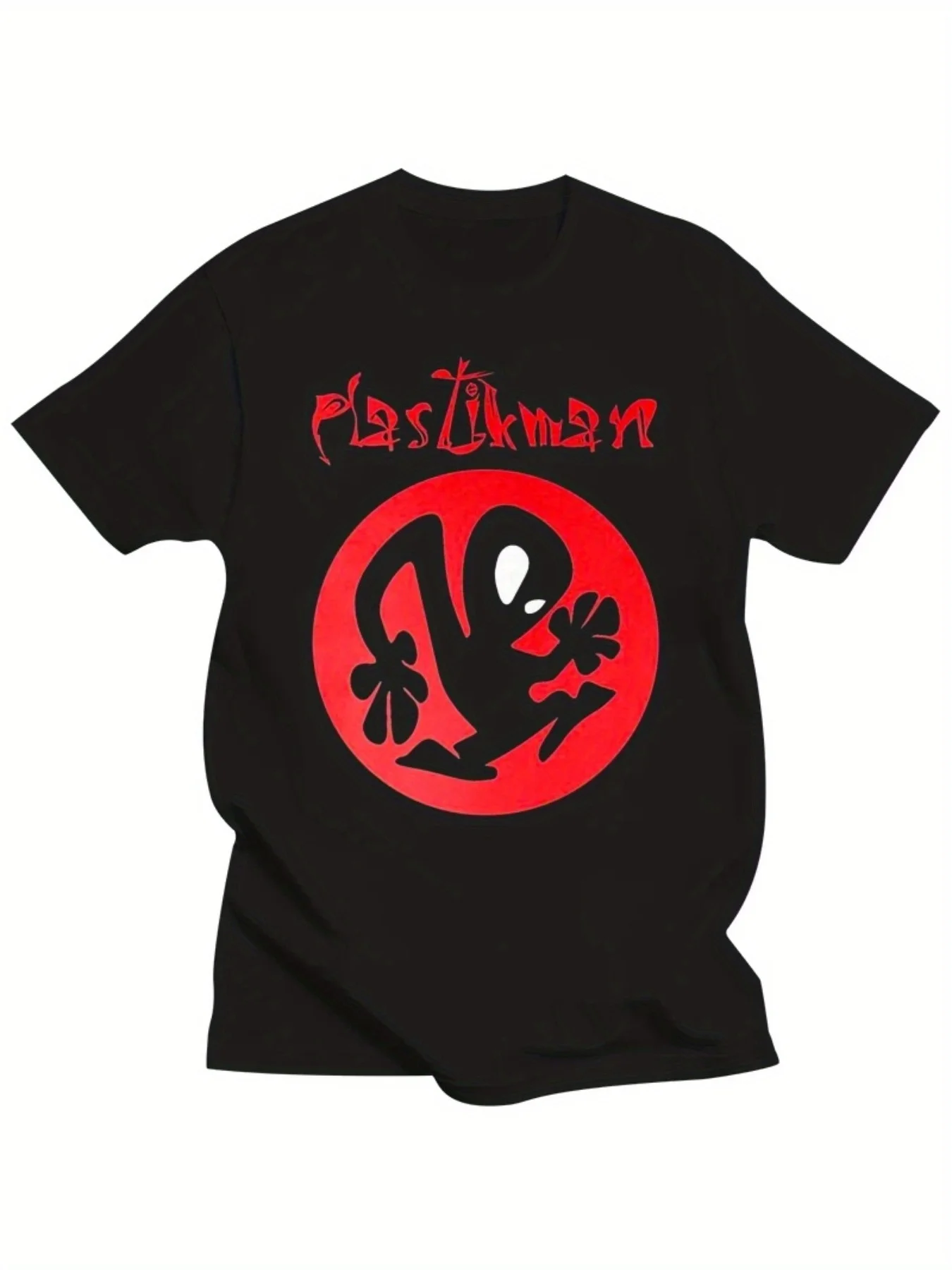 Мужская хлопковая футболка больших размеров — Graphic Plastikman, Richie Hawtin Techno EDM House Music Design, Casual Crew