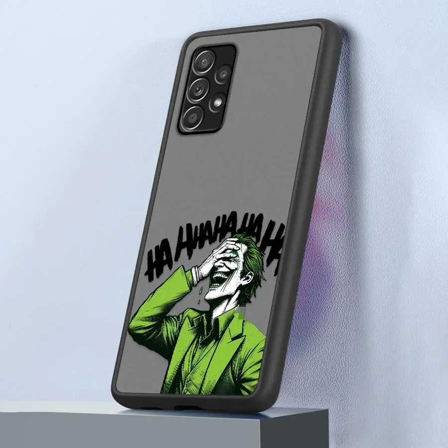 Фото Чехол для Samsung Galaxy A22 A35 A36 A53 A21s A73 A24 A52 A56 A54 A34 A25 A26 Soft shell Funny Clown Cute №4