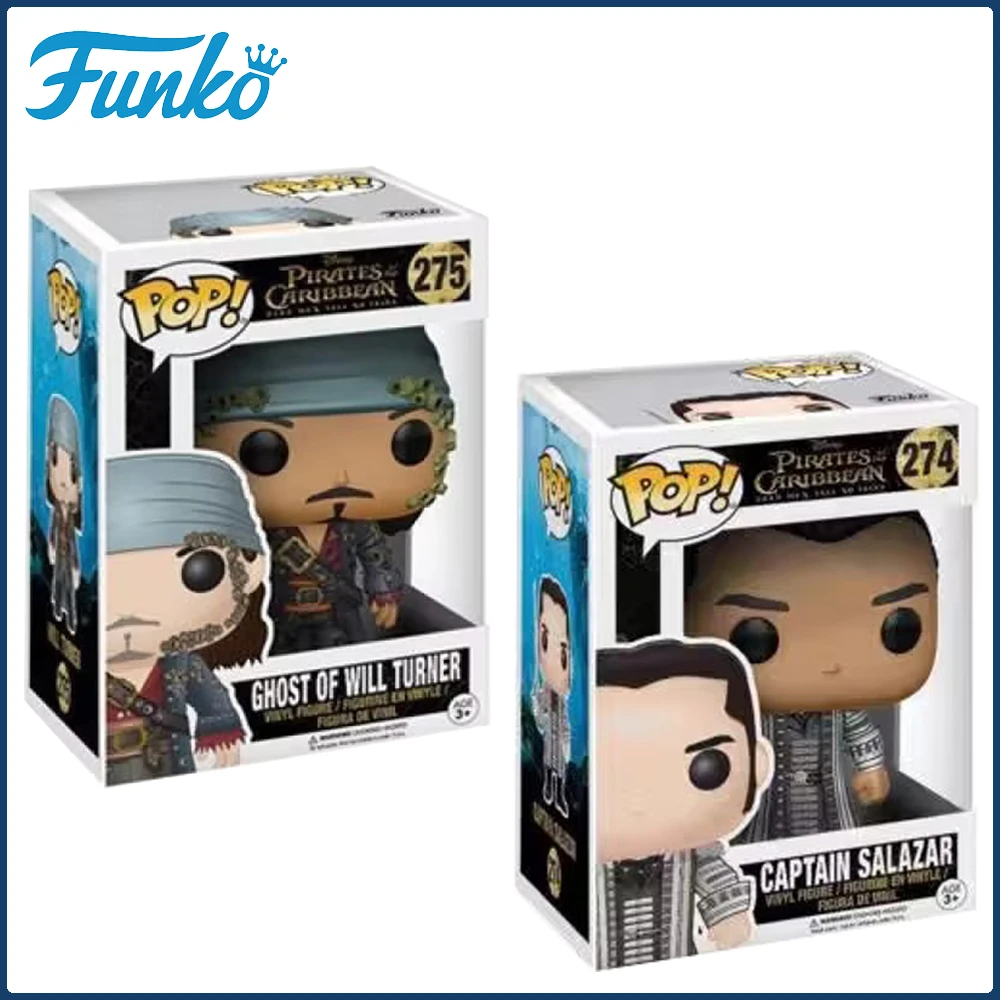 Фигурки Funko Pop «Пираты Карибского моря», классические популярные персонажи фильмов, коллекция периферийных устройств, модель, Рождественский подарок