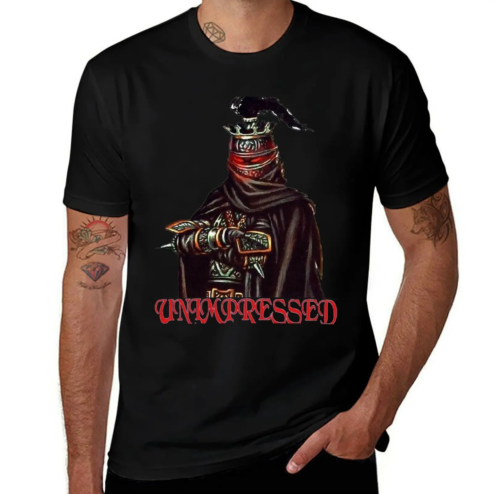 Футболка UNIMPRESSED, персонализированные фигурки аниме, новые подарки и футболки, мужская футболка, мужская футболка