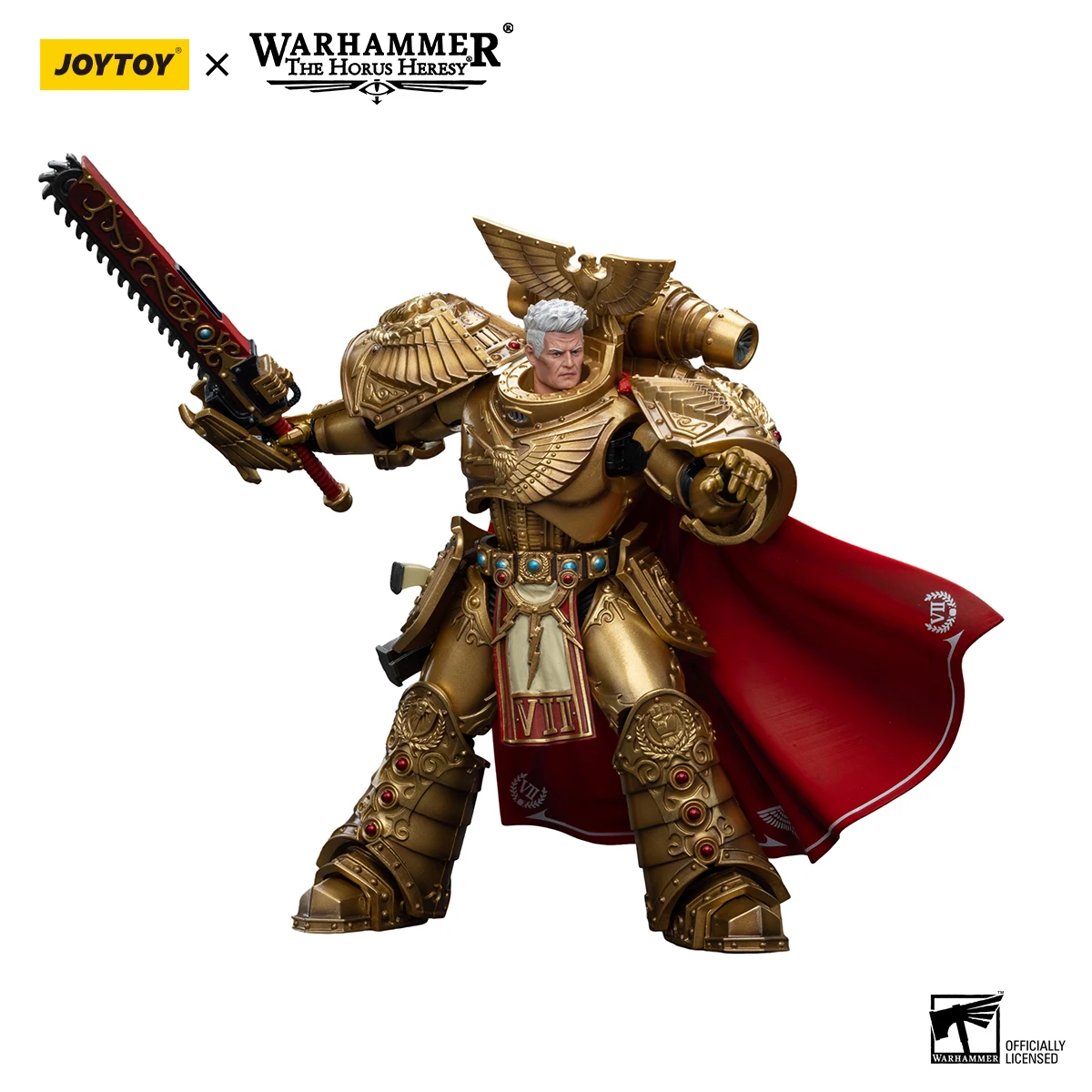 Фото [В НАЛИЧИИ] JOYTOY Warhammer 30K 1/18 Фигурка Имперские кулаки Rogal Dorn, Primarch of the Vllth Legion Аниме Военная модель №4