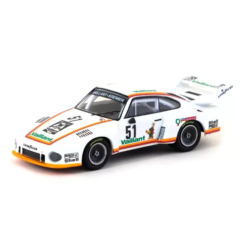 Tarmac Works x Minichamps 1/64 935 77 DRM Zolder bergшеллоу 1977 #5 литые модели автомобилей Коллекция лимитированный выпуск хобби игрушки