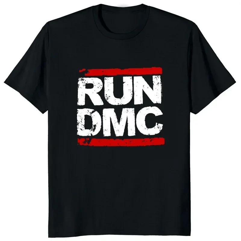Винтажные мужские футболки с принтом Run Dmc в стиле хип-хоп, рок, муisc, уличная одежда с короткими рукавами, свободная женская футболка, повседневные модные футболки