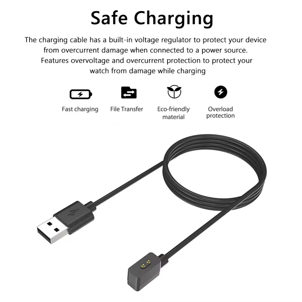 Фото USB-кабель для зарядки Xiaomi Band 8 Active Mi Band 8 Pro, магнитный зарядный адаптер для Redmi Watch 3 4 №3