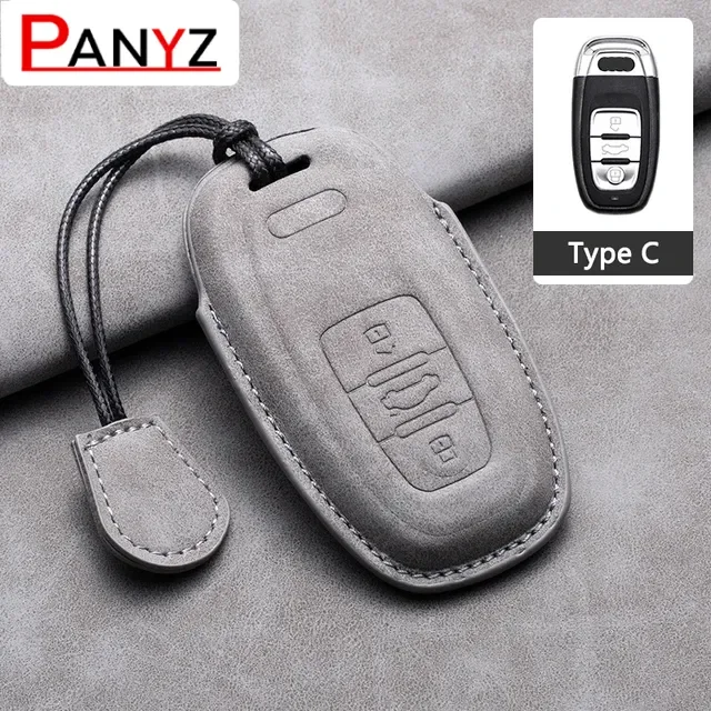 Для Audi A1 A3 8P A4 A5 A6 C7 A7 S3 S7 S8 R8 Q2 Q3 Q5 Q7 Q8 SQ5 TT RS3 RS6 Брелок Аксессуары Чехол для ключей Автомобильный брелок Сумка