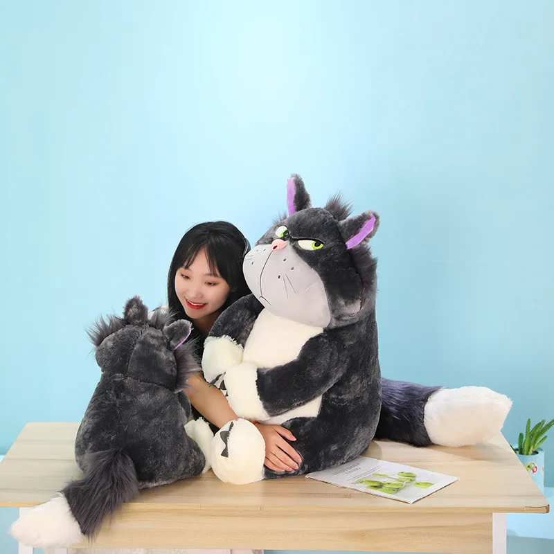 Фото 23-55 см Kawaii Золушка Люцифер Кот плюшевые игрушки мягкие аниме мультфильм принцесса дети мягкие игрушки куклы детские подарки на день рождения №4