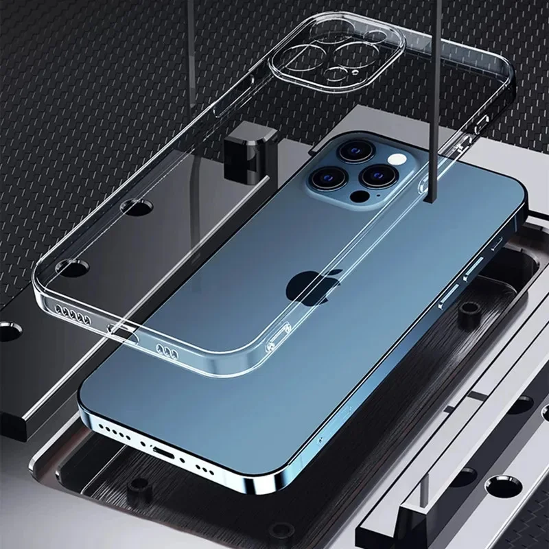 Фото Ультратонкий прозрачный силиконовый чехол для телефона Motorola Moto Edge 40 Pro G53 G30 G32 G73 G72 G71 G22 G52 G60 G60S G9 Play Plus Cover №2