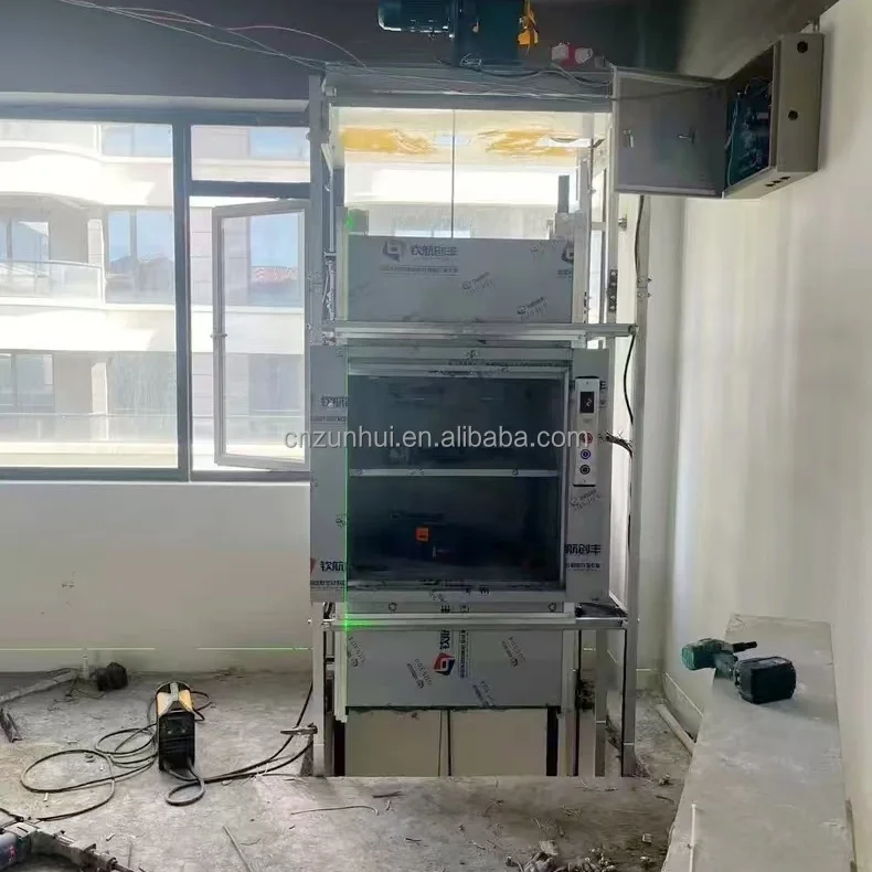 Фото ZUNHUI Factory Высококачественный пищевой лифт Пищевой лифт Dumbwaiter Ресторанный пищевой лифт №4