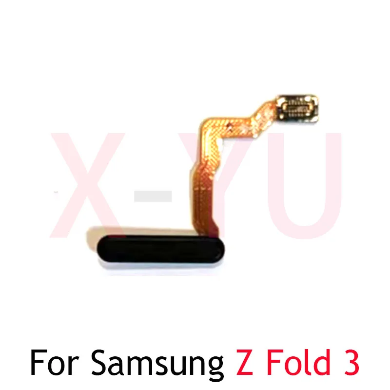 Для Samsung Galaxy Z Fold 2 3 4 5 Fold2 Fold3 Fold4 Fold5 Главная Кнопка Датчик отпечатков пальцев возврат питания гибкий кабель