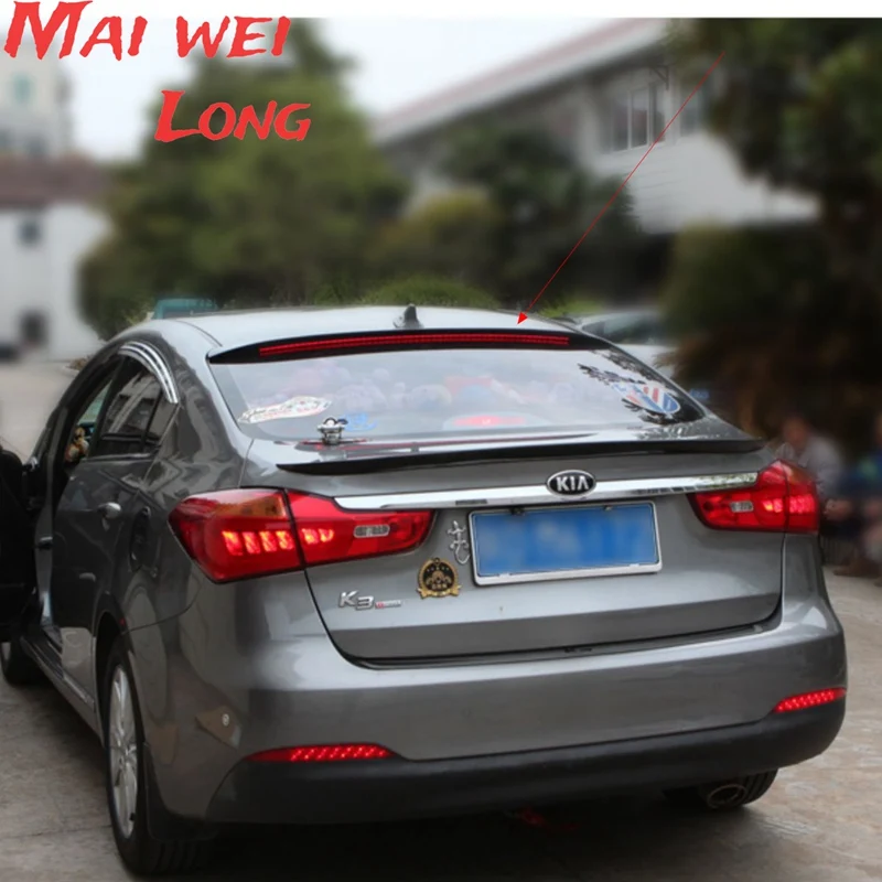 Фото Спойлер для Kia cerato K3 2013-2015 cerato K3, светодиодный спойлер на крышу, высококачественный ABS материал, задний спойлер на заднее крыло автомобиля №3