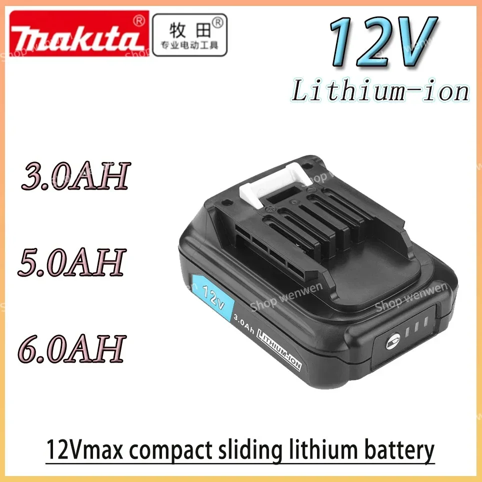 Литий-ионный аккумулятор Makita 12 В 197390-1 BL1015 1973901 BL1021B BL1041B BL1015B BL1020B BL1040B 3000 мАч, литий-ионный аккумулятор