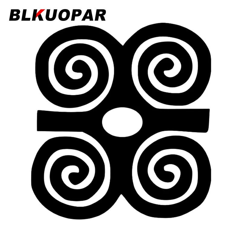 Африканские символы BLKUOPAR, автомобильная наклейка, индивидуальная Солнцезащитная Водонепроницаемая наклейка для мотоцикла, багажника, шлема, окна, автомобиля, двери, протектор