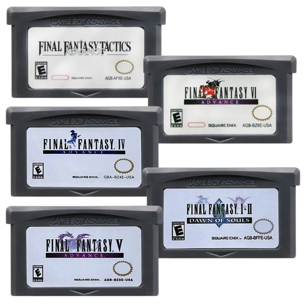 Игровая финальная фантазия GBA серии рассвет душ/тактическое продвижение/IV Advance/V Advance/VI Advance для GBA/SP/DS