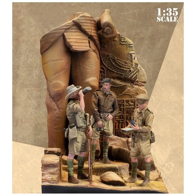 Фигурка модели из смолы 1/35, GK, комплект в разобранном и неокрашенном виде