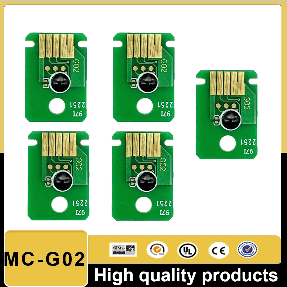 5-10 MC-G02 MC G02 Коробка для обслуживания отработанных чернил Чип для Canon PIXMA G1220 G2260 G3260 G2160 G3160 G3360 G1420 G2420 G2460