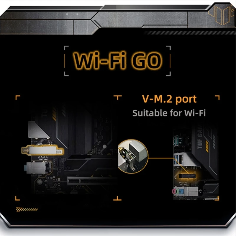 Фото WiFi6E AX210NGW Mini PCI-E Wi-Fi-карта Bluetooth-совместимый беспроводной адаптер 5,2 для сетевой карты AX210 AX210 №4