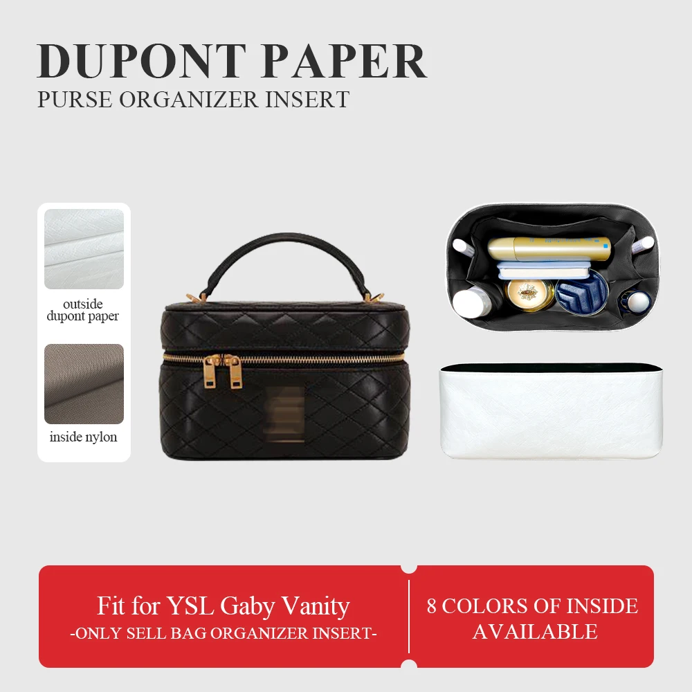 Вставка-органайзер для бумажного кошелька Dupont, подходит для туалетного столика YSL Gaby, легкая внутренняя сумка для хранения, сумка-органайзер с внутренней подкладкой для макияжа