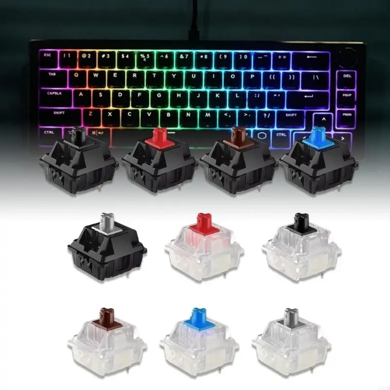 A3PD модернизированные механические переключатели клавиатуры Замена 3PINS MX2A RGB Brown Blue Blue Black Silver Switches для 10