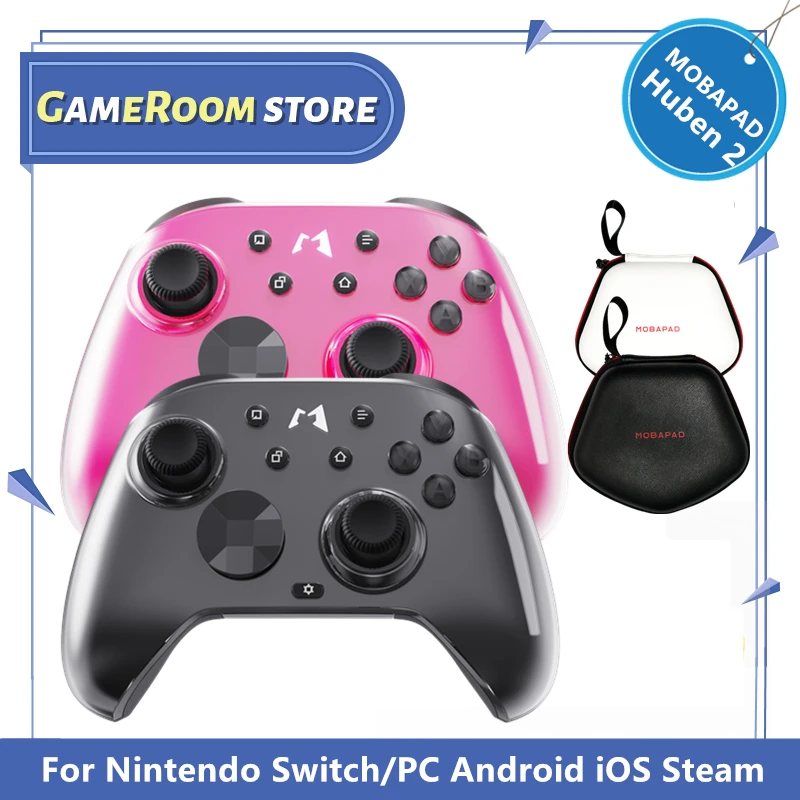 MOBAPAD Huben 2, механический Bluetooth-контроллер с сумкой для Nintendo Switch NS Switch, 2 ПК, паровая игровая консоль Android iOS