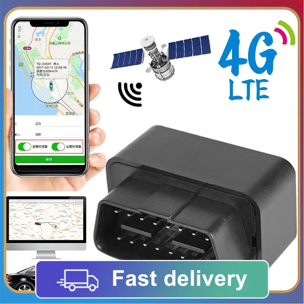 2G 4G Mini OBD GPS-трекер 12В-24В Автомобильная Противоугонная магнитная телефонная связь GPS-локатор бесплатное приложение для iOS Android