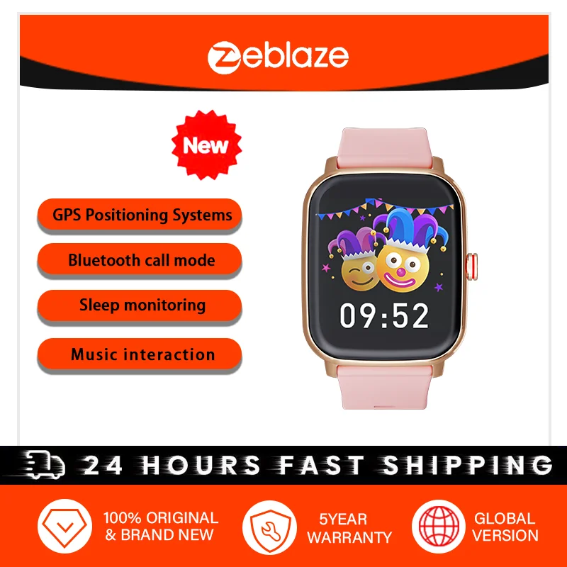 Наушники-Zeblaze, многофункциональные умные часы для мужчин и женщин, Bluetooth-подключенный телефон, музыка, фитнес, спортивный монитор сна
