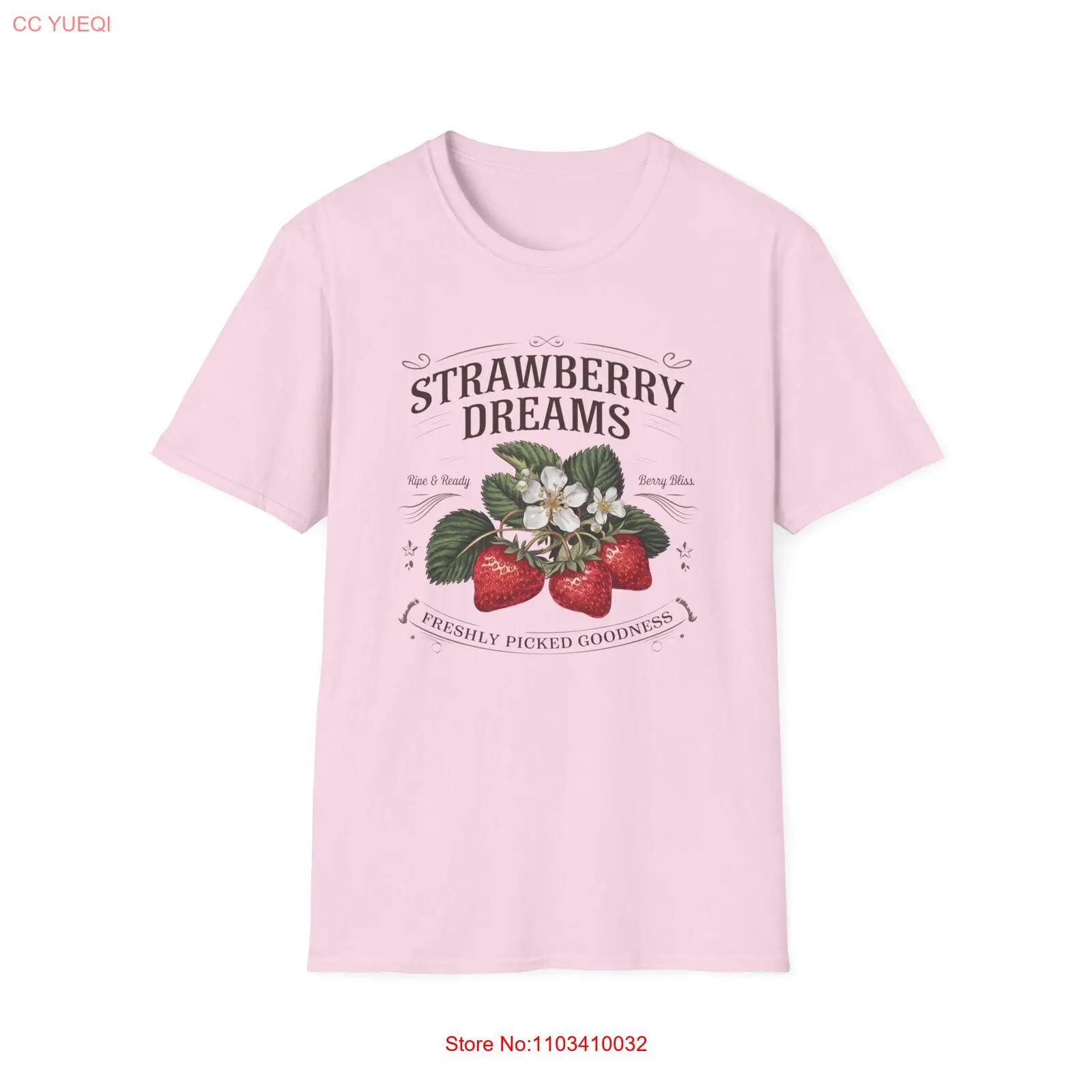 Футболка унисекс Strawberry Dreams, винтажный милый подарок с клубникой в стиле ретро для любителей фруктов