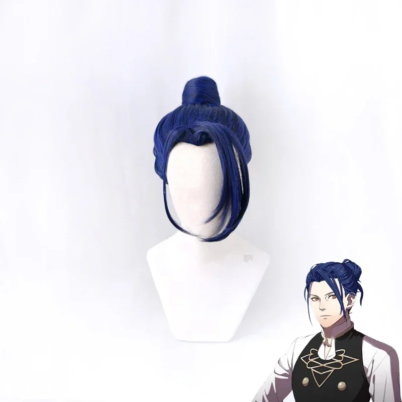 Fire Emblem Three Houses Felix Bun Парик Косплей Костюм Термостойкие синтетические волосы Мужчины Женщины Парики для вечеринок + Кепка для парика