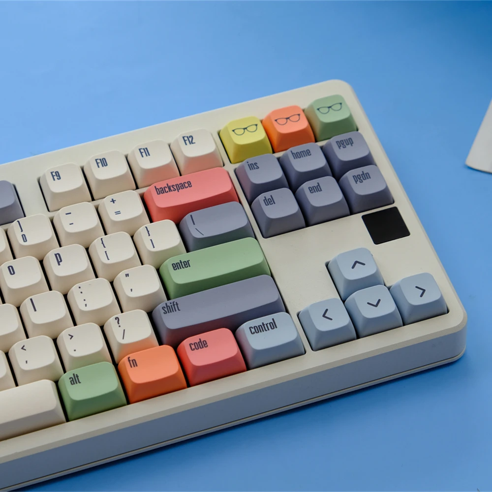 Колпачки для клавиш XDA PBT для механической клавиатуры, 75% цветов