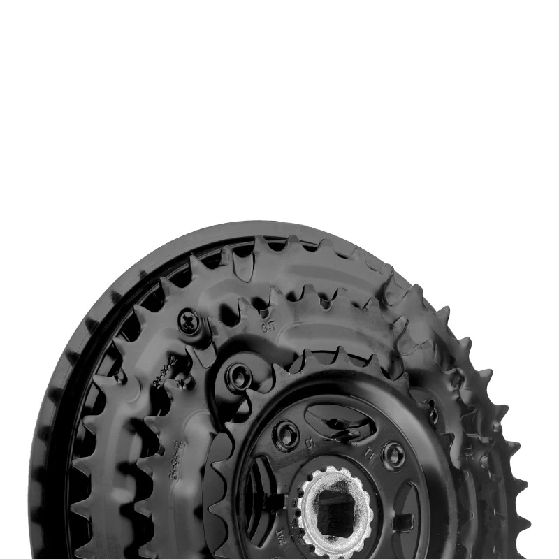 Фото Шатуны Prowheel для горного велосипеда, цепное колесо, 8-скоростная шестерня, 42 т, пластина с квадратным отверстием, шатуны, аксессуары для велосипеда, звездочка 24-34-42T/ №5