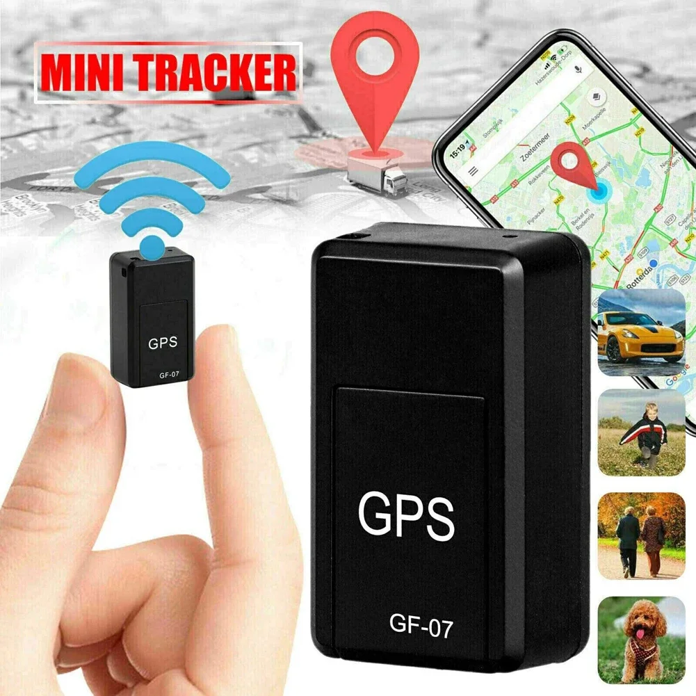 Автомобильный GPS-трекер Mini GF 07 с отслеживанием в реальном времени, магнитный позиционер с SIM-картой и сообщениями, Ежедневный Водонепроницаемый локатор с защитой от кражи (art.: 3920c5ae35473) - 3920c5ae35473