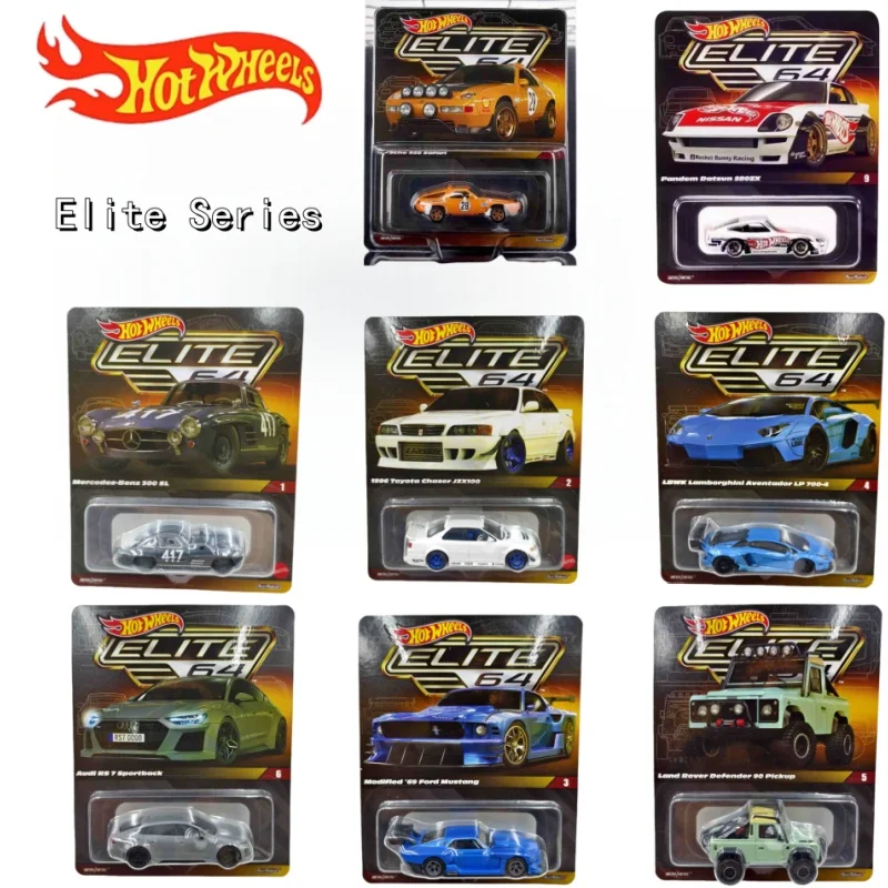 Оригинальные Hot Wheels Land Rover Mustang Lamborghini Porsche Datsun Toyota Audi Mercedes-Benz Elite Series украшения подарочная игрушка