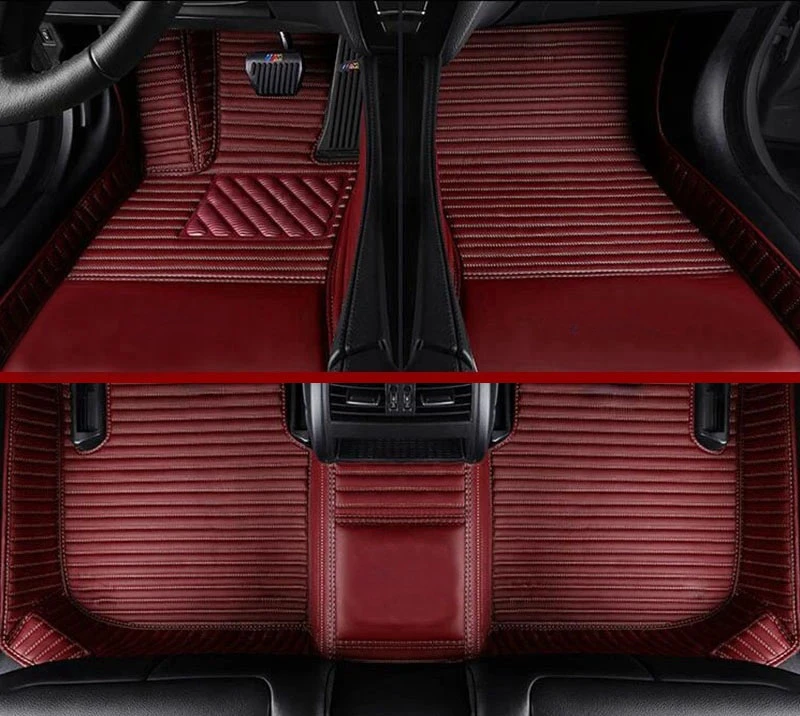Customized For Nissan Tiida C11 2004-2013 personalized luxury leather all-weather waterproof anti slip car floor mats