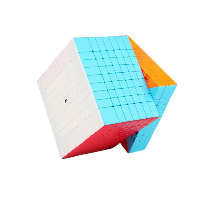 Фото [JudyCube] Qiyi 8x8 9x9 10x10 Magic Speed Cube Высокоуровневый набор игрушек-непоседа без наклеек для тренировки мозга Puzzle Cubo Magico №4