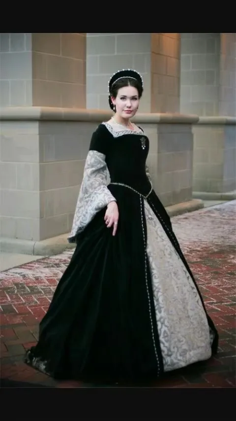 Платье Tudor Period Queen Elizabeth Tudor, костюм для косплея, зеленое средневековое платье в викторианском стиле Anne Boleyn из других девушек Boleyn